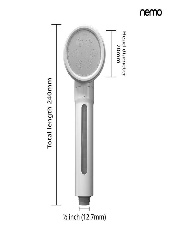 NEMO Vitamin Hand Shower | Made in South Korea | Removes Residual Chlorine, Rust, Dirt, Larvae & Heavy Metals | Melt-Blown Sediment Filter Included | Experience Aroma Therapy with Vita Refilters - Image 2